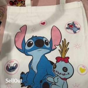 Fashion Lilo & Stitch Canvas Tote Bag gift bag Multicolor Unisex 16"x13" gift